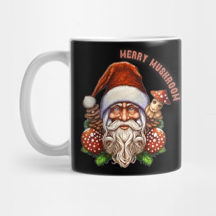 Vintage Merry Mushroom Lovers Mug